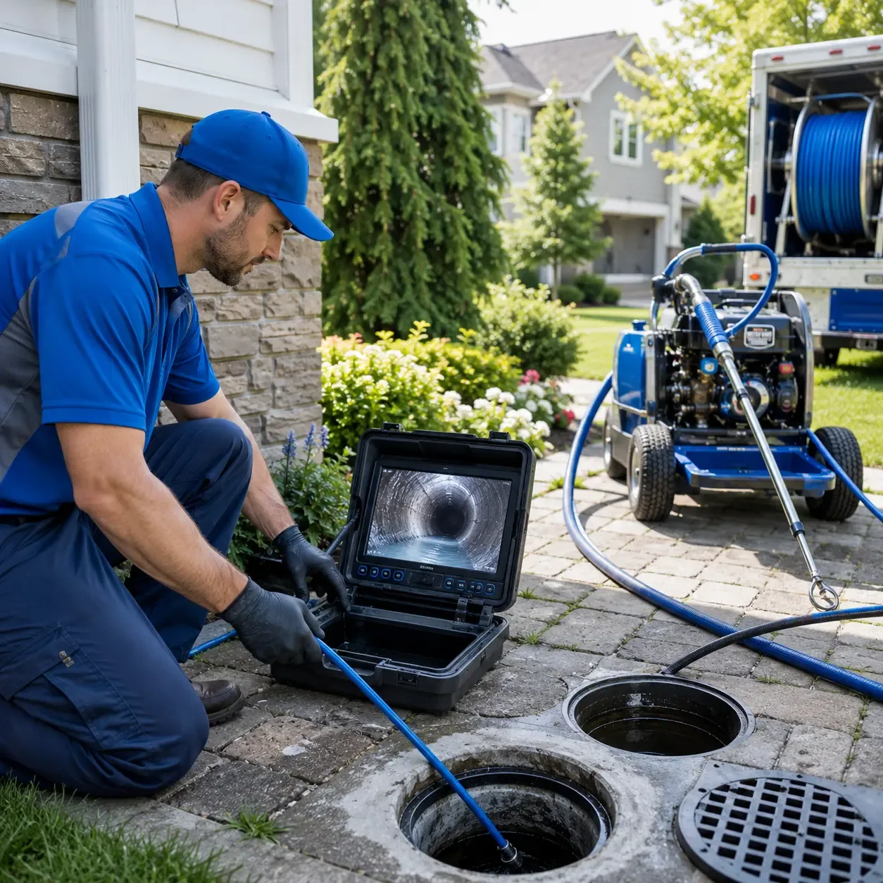 Outdoor drain cleaning professionals serving Woodbridge, CA